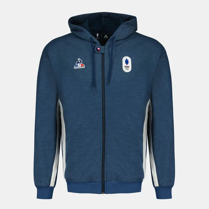 Le Coq Sportif France039s Olympic Team ZipUp Hoodie Insignia Blue Men Sweatshirts Le Coq Sportif France039s Olympic Team ZipUp Hoodie Insignia Blue Men Sweatshirts