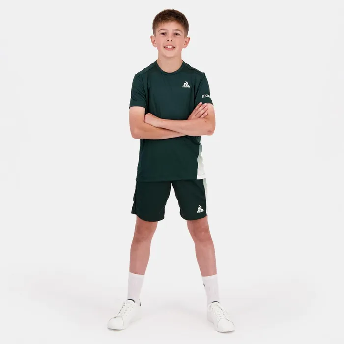 Le Coq Sportif Performance Tennis TShirt Kids Scarab Kids Tshirts