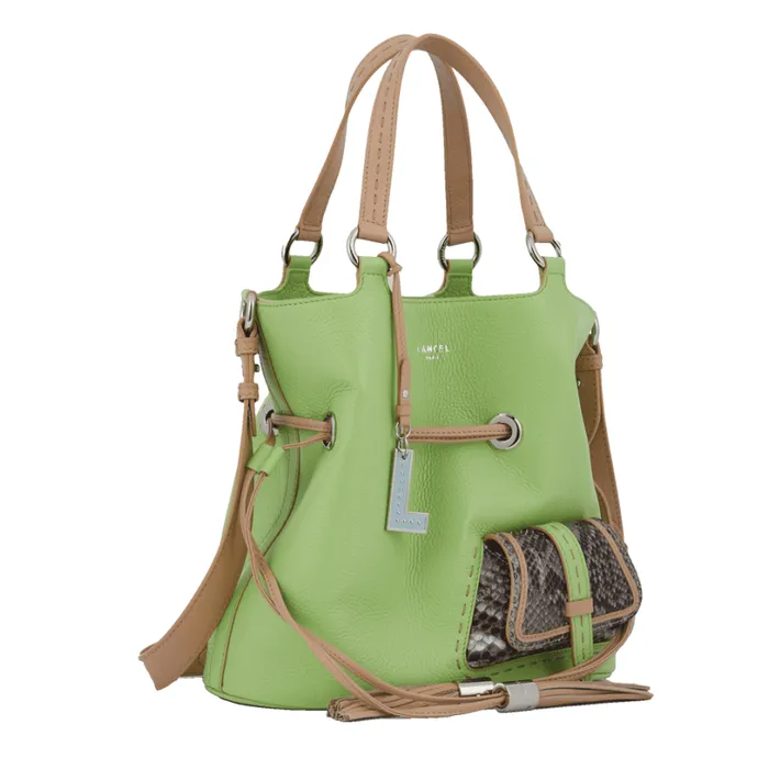 M Bucket Bag Multico Apple Green Women Lancel Bucket Bags M Bucket Bag Multico Apple Green Women Lancel Bucket Bags
