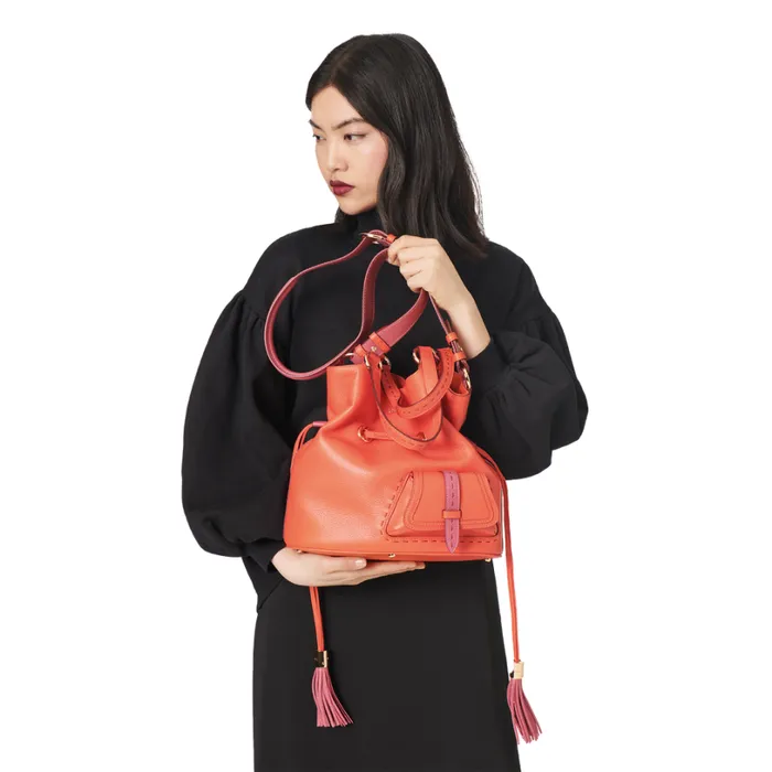 M Bucket Bag Multico Pumpkin Women Lancel Shoulder Bags M Bucket Bag Multico Pumpkin Women Lancel Shoulder Bags