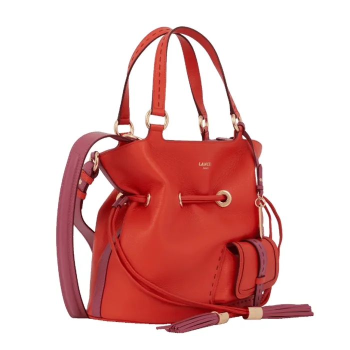 M Bucket Bag Multico Pumpkin Women Lancel Shoulder Bags M Bucket Bag Multico Pumpkin Women Lancel Shoulder Bags