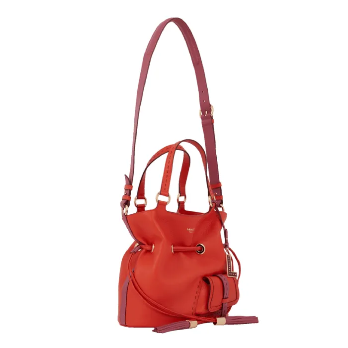 M Bucket Bag Multico Pumpkin Women Lancel Shoulder Bags M Bucket Bag Multico Pumpkin Women Lancel Shoulder Bags