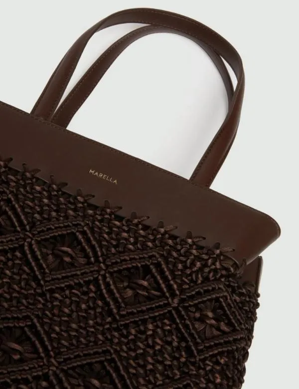 Marella Bags Women Shopping Tote Dark Bown