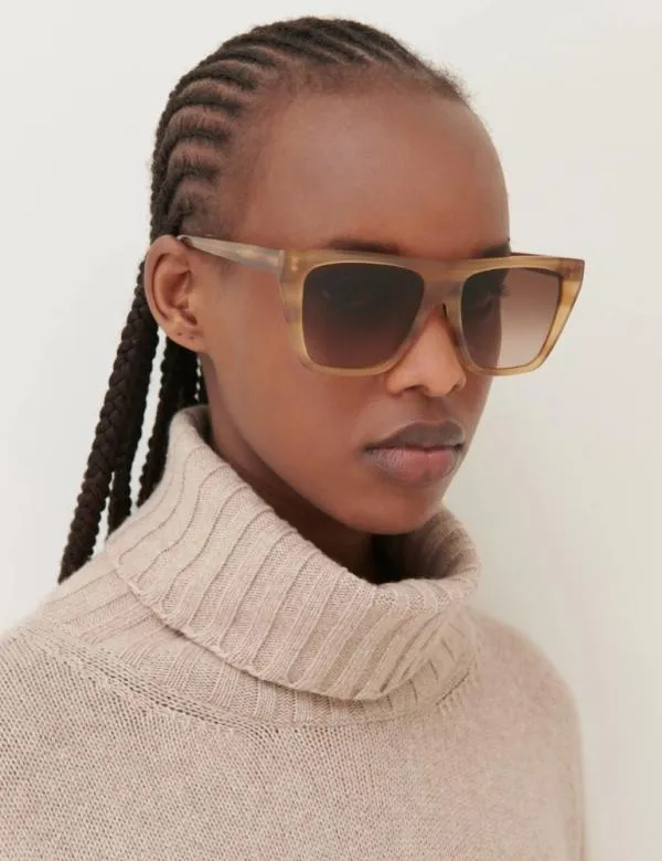Marella Other Accessories Women Acetate Sunglasses Camel Marella Other Accessories Women Acetate Sunglasses Camel