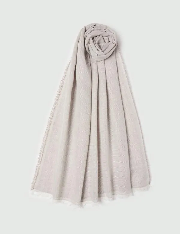 Marella Scarves And Foulard Women Lurex Stole Dark Brown