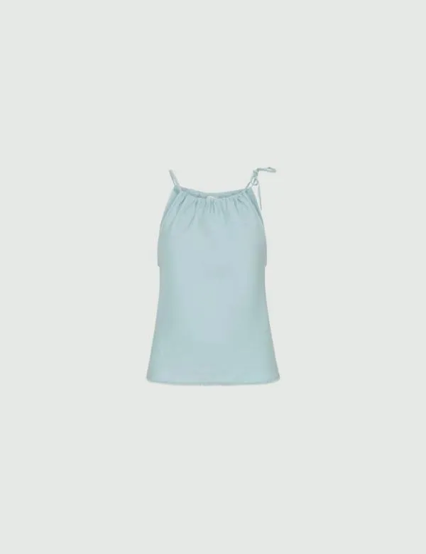 Marella Tops And TShirt Women Linenblend Top Skyblue