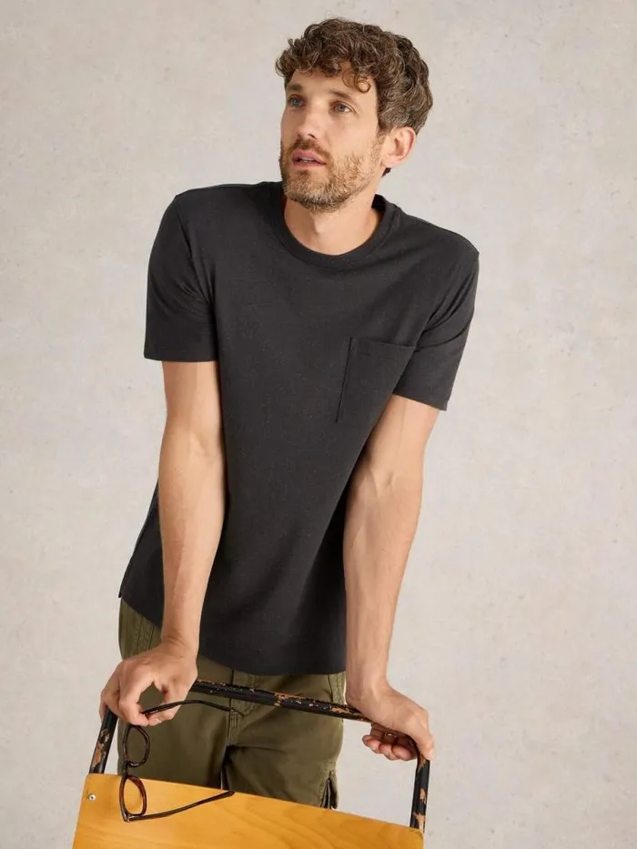 Men Abersoch Nep Short Sleeve Tee Dark Navy White Stuff Loungewear