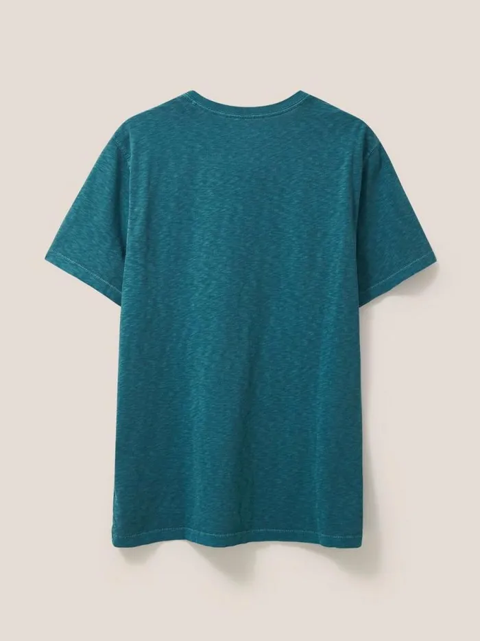 Men Abersoch Short Sleeve Tee Mid Teal White Stuff Loungewear Men Abersoch Short Sleeve Tee Mid Teal White Stuff Loungewear