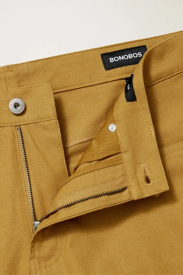 Men Bonobos 5Pocket Pants Herringbone 5Pocket Pants Bronze Medal Men Bonobos 5Pocket Pants Herringbone 5Pocket Pants Bronze Medal