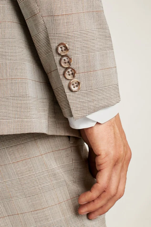 Men Bonobos Blazers and Sport Coats Jetsetter Stretch Italian Wool Suit Jacket Tan Plaid Men Bonobos Blazers and Sport Coats Jetsetter Stretch Italian Wool Suit Jacket Tan Plaid