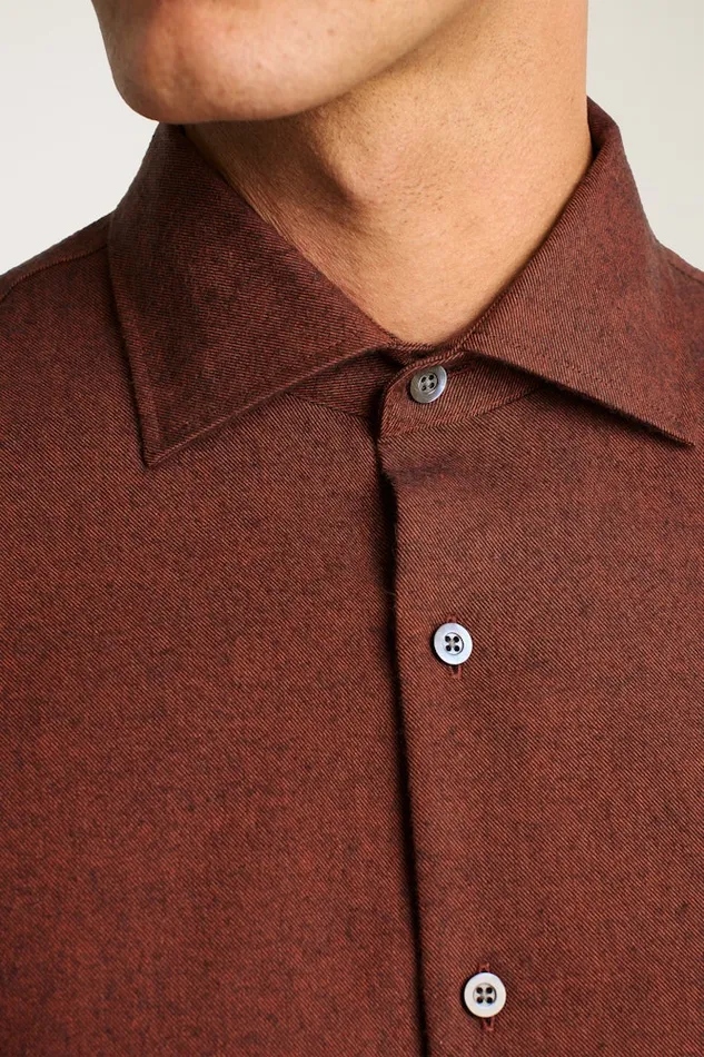 Men Bonobos Formal Dress Shirts Jetsetter Premium Merino Dress Shirt Rust
