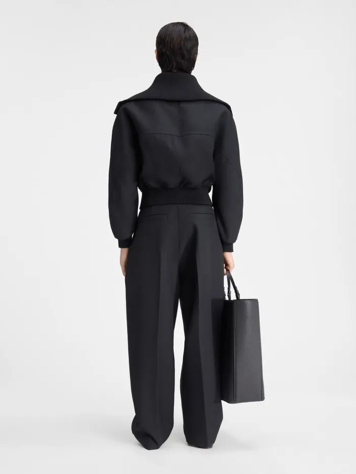 Men Coats and Jackets JACQUEMUS The Bordo Bomber Jacket Black Men Coats and Jackets JACQUEMUS The Bordo Bomber Jacket Black