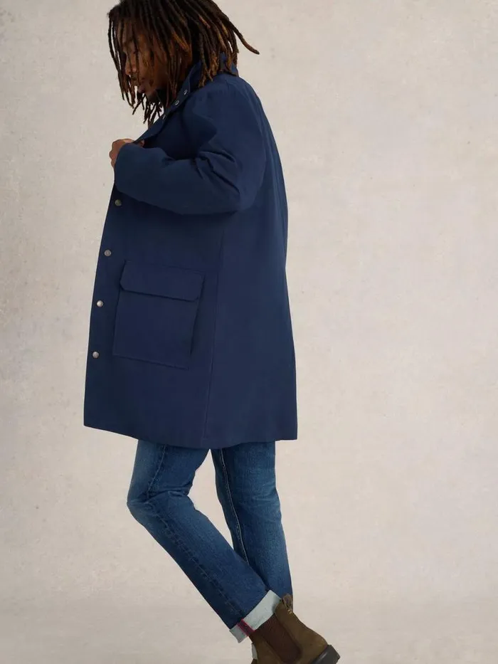 Men Commuter Mac Dark Navy White Stuff Coats and Jackets Men Commuter Mac Dark Navy White Stuff Coats and Jackets