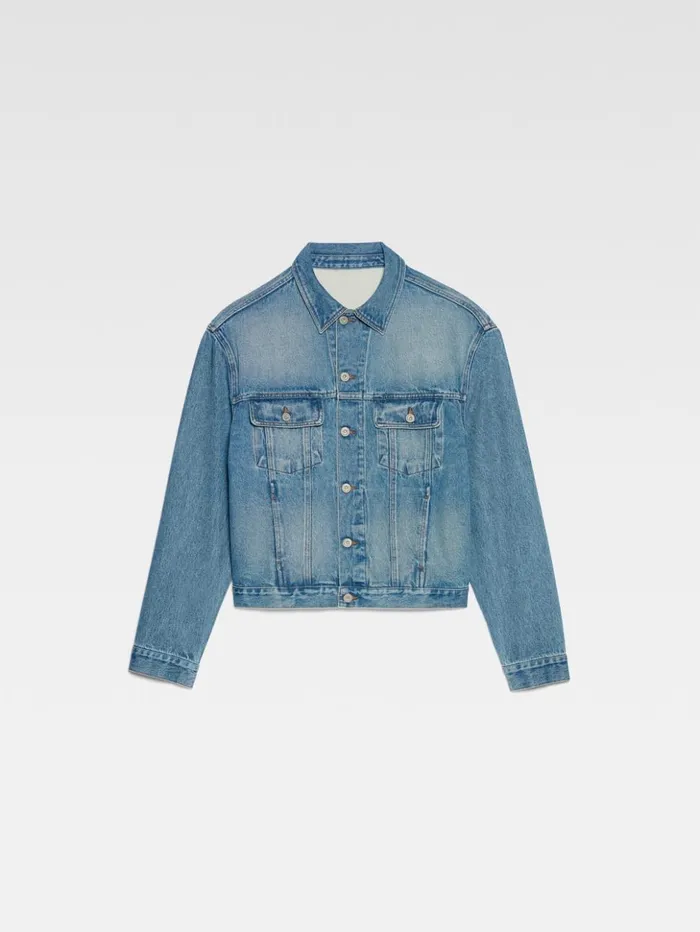 Men Denim JACQUEMUS The Denim DeNmes Jacket Bluetabac Men Denim JACQUEMUS The Denim DeNmes Jacket Bluetabac