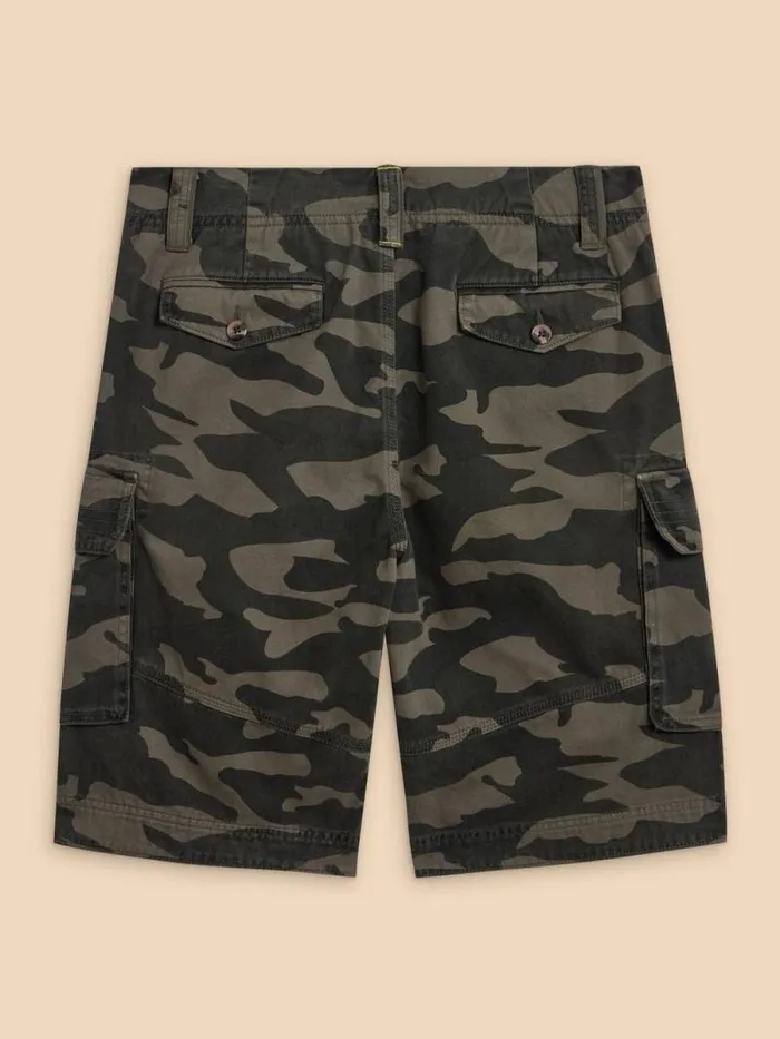 Men Halsall Organic Cargo Short Green Multi White Stuff Shorts Men Halsall Organic Cargo Short Green Multi White Stuff Shorts