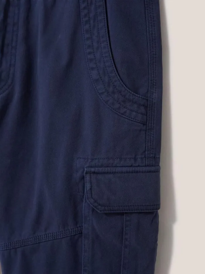 Men Kegworth Organic Cargo Trouser Dark Navy White Stuff Trousers