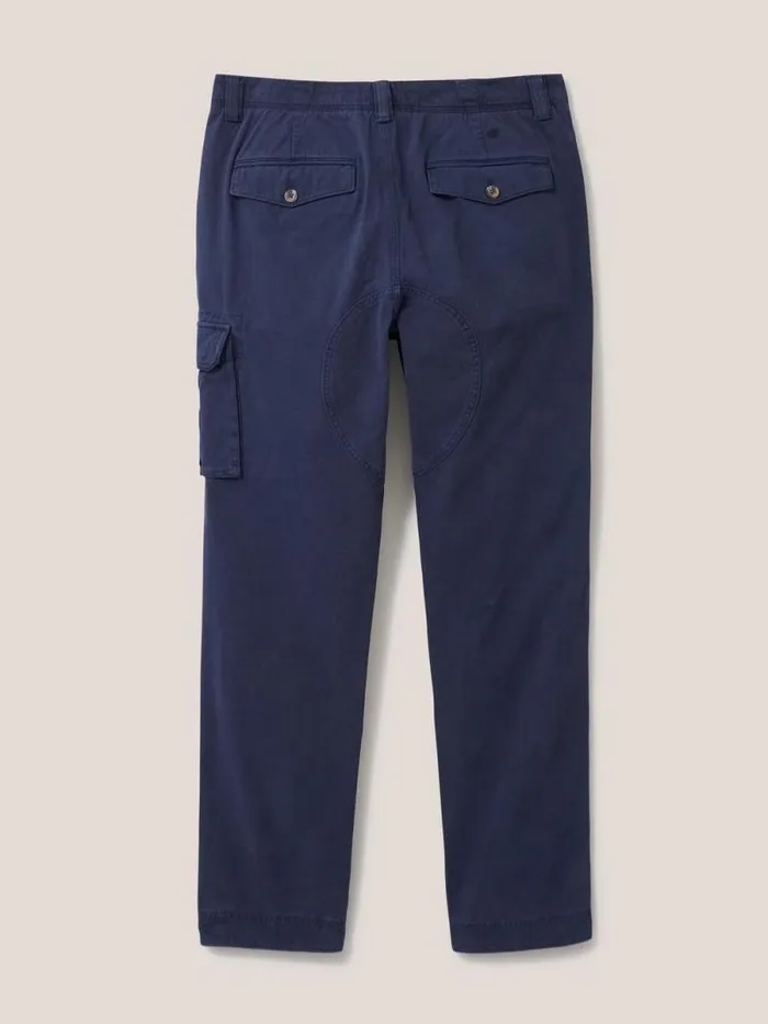 Men Kegworth Organic Cargo Trouser Dark Navy White Stuff Trousers