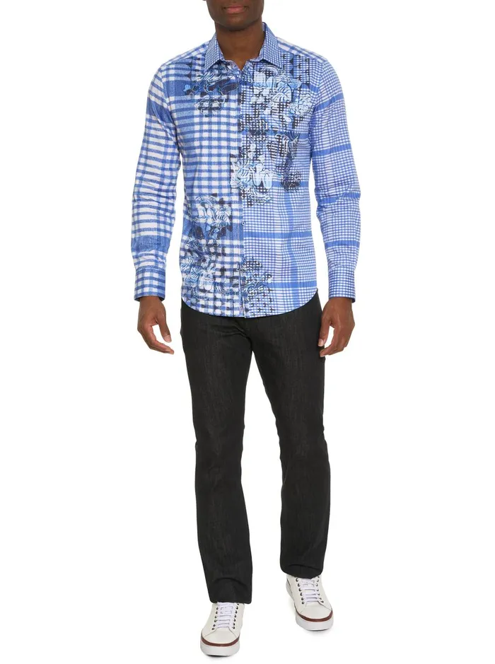 Men Long Sleeve Button Down Shirts Robert Graham CRAFT PROJECT LONG SLEEVE BUTTON DOWN SHIRT Multi