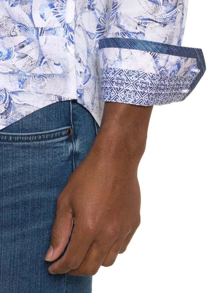 Men Long Sleeve Button Down Shirts Robert Graham DIMARO LONG SLEEVE BUTTON DOWN SHIRT Multi