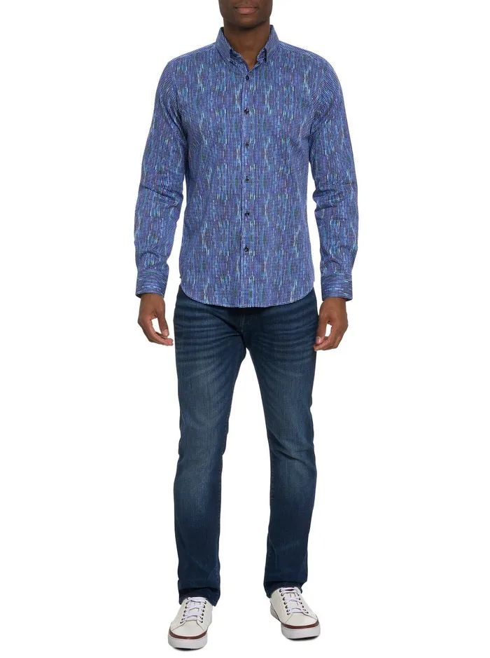 Men Long Sleeve Button Down Shirts Robert Graham FRANKHAUSER LONG SLEEVE BUTTON DOWN SHIRT Multi
