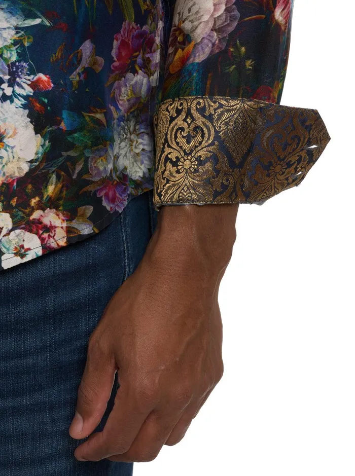 Men Long Sleeve Button Down Shirts Robert Graham LIMITED EDITION MYSTICAL REALM LONG SLEEVE BUTTON DOWN SHIRT Multi
