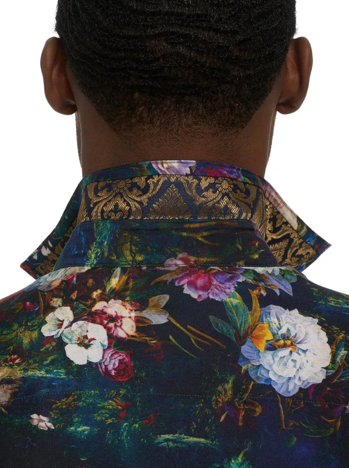 Men Long Sleeve Button Down Shirts Robert Graham LIMITED EDITION MYSTICAL REALM LONG SLEEVE BUTTON DOWN SHIRT Multi