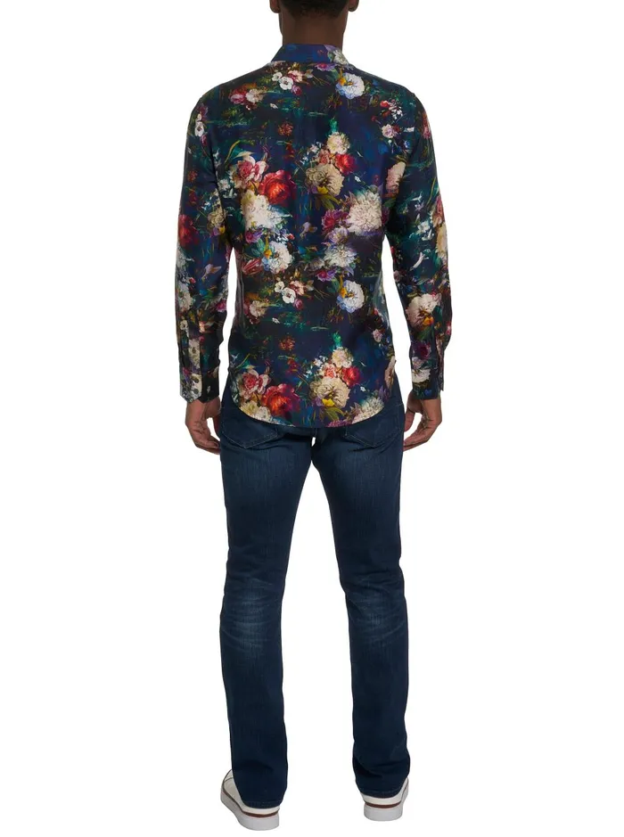 Men Long Sleeve Button Down Shirts Robert Graham LIMITED EDITION MYSTICAL REALM LONG SLEEVE BUTTON DOWN SHIRT Multi
