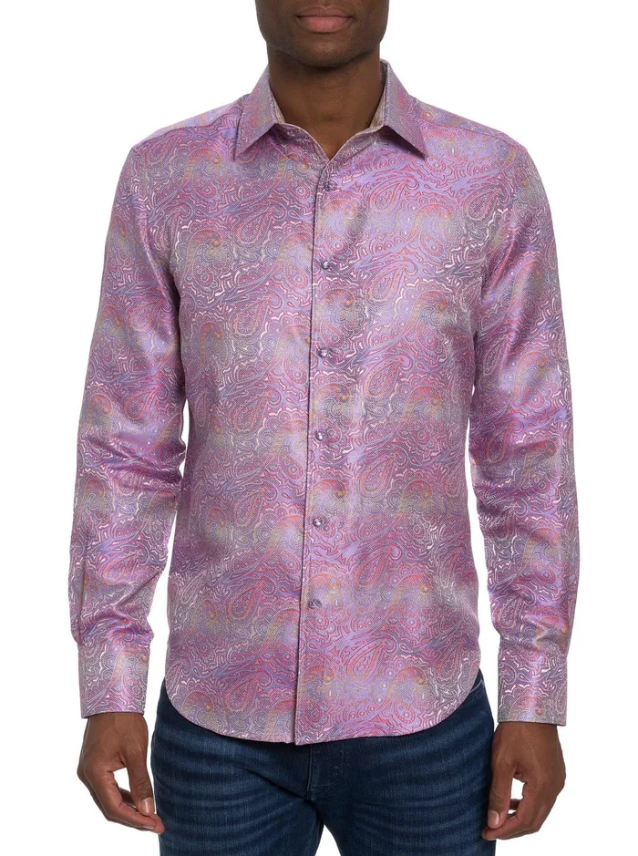 Men Long Sleeve Button Down Shirts Robert Graham LIMITED EDITION SOPHISTICATE LONG SLEEVE BUTTON DOWN SHIRT Light Pink Men Long Sleeve Button Down Shirts Robert Graham LIMITED EDITION SOPHISTICATE LONG SLEEVE BUTTON DOWN SHIRT Light Pink