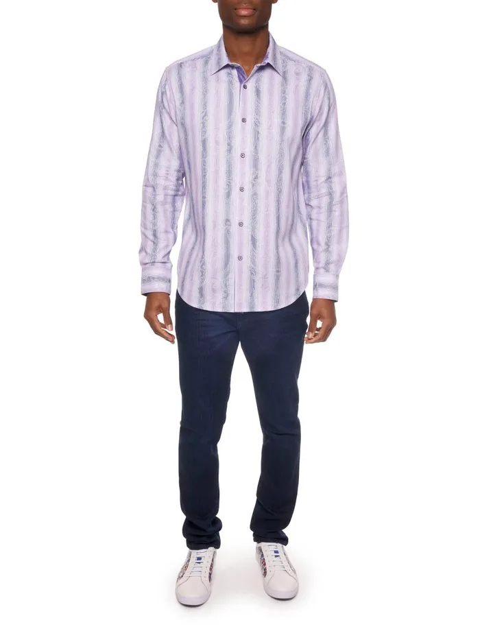 Men Long Sleeve Button Down Shirts Robert Graham MILKY WAY LONG SLEEVE BUTTON DOWN SHIRT Multi