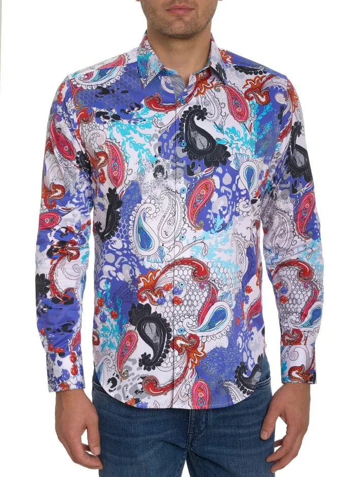 Men Long Sleeve Button Down Shirts Robert Graham WINGATE LONG SLEEVE BUTTON DOWN SHIRT Multi Men Long Sleeve Button Down Shirts Robert Graham WINGATE LONG SLEEVE BUTTON DOWN SHIRT Multi