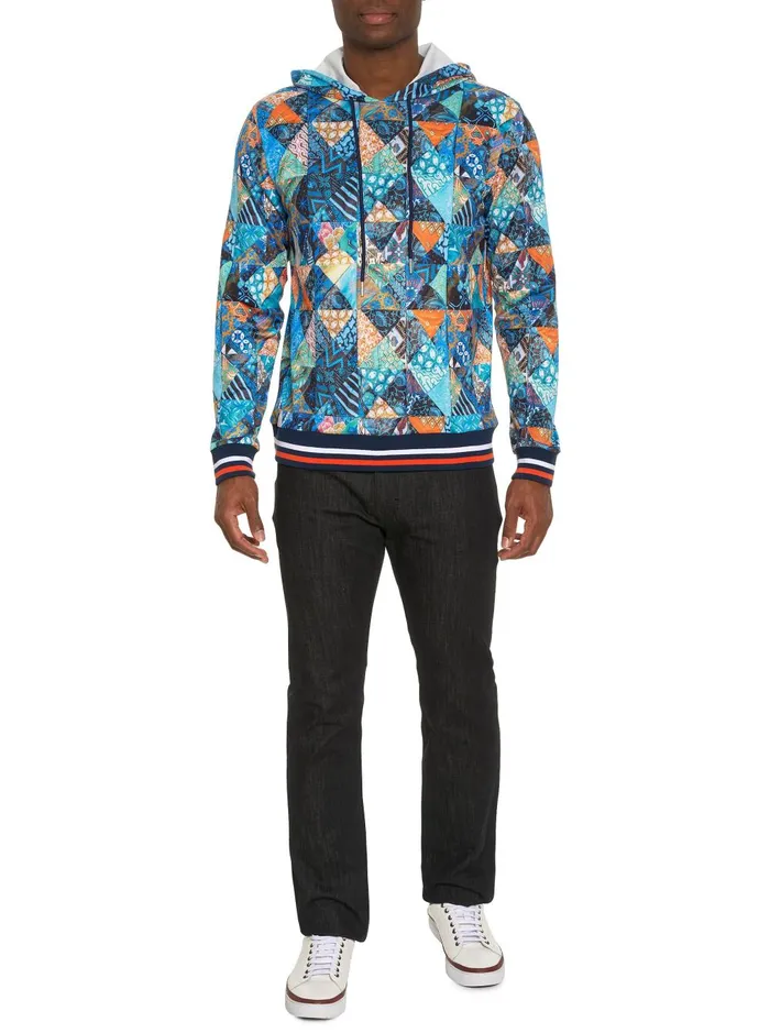 Men Long Sleeve Knits Robert Graham BROKEN TILES LONG SLEEVE KNIT Multi