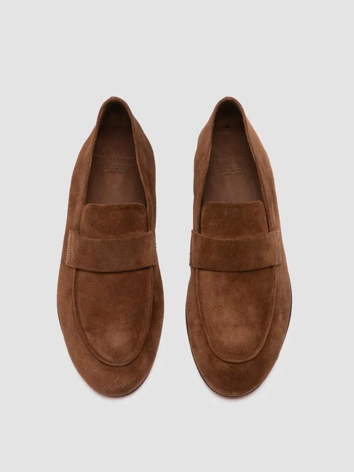 Men Officine Creative Footwear AIRTO 001 Brown Suede Loafers Men Officine Creative Footwear AIRTO 001 Brown Suede Loafers