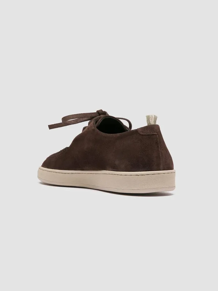 Men Officine Creative Footwear HERBIE 012 Brown Suede Derby Shoes Men Officine Creative Footwear HERBIE 012 Brown Suede Derby Shoes