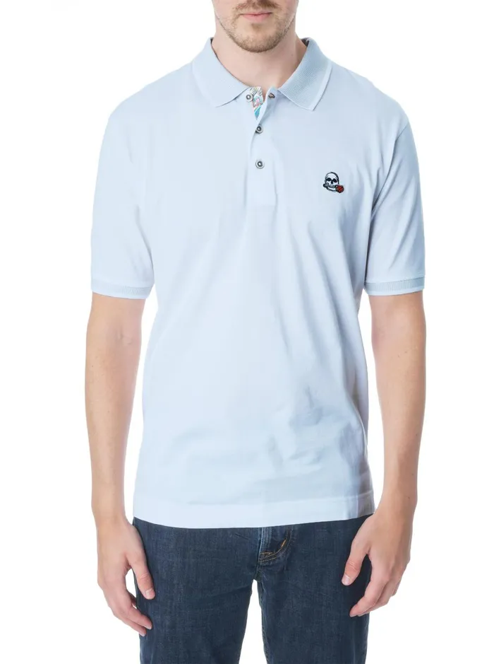 Men Polos and TShirts Robert Graham ARCHIE POLO Black