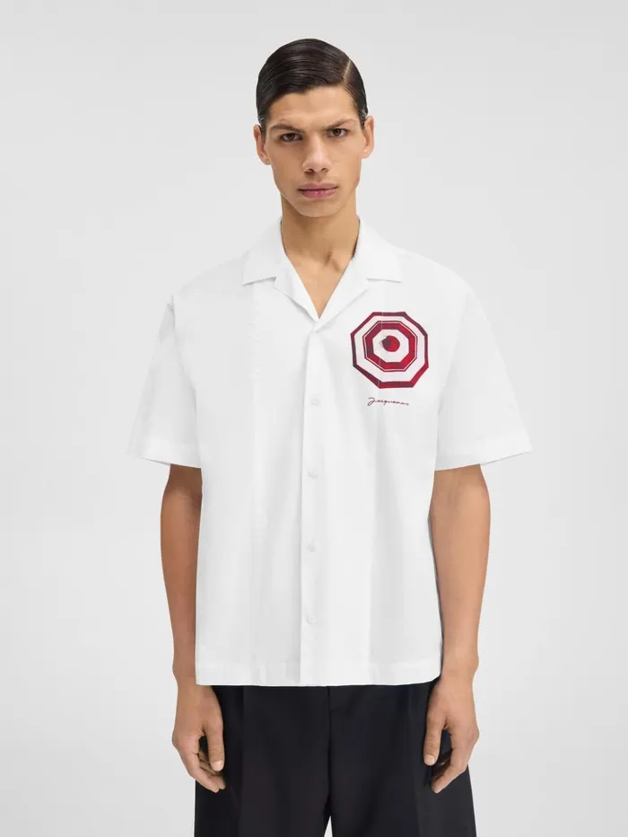 Men Shirts JACQUEMUS The Parasol Shirt Print Red Parasol Men Shirts JACQUEMUS The Parasol Shirt Print Red Parasol
