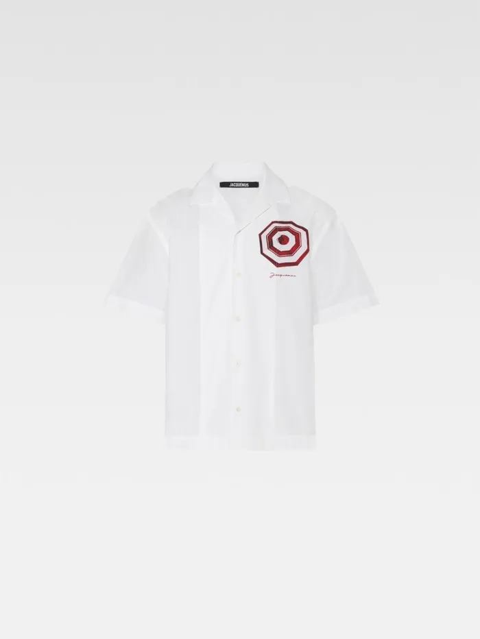 Men Shirts JACQUEMUS The Parasol Shirt Print Red Parasol Men Shirts JACQUEMUS The Parasol Shirt Print Red Parasol