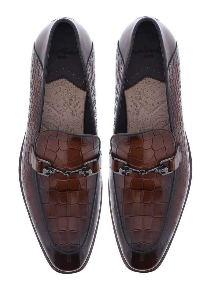 Men Shoes Robert Graham AMICO LOAFER Cognac