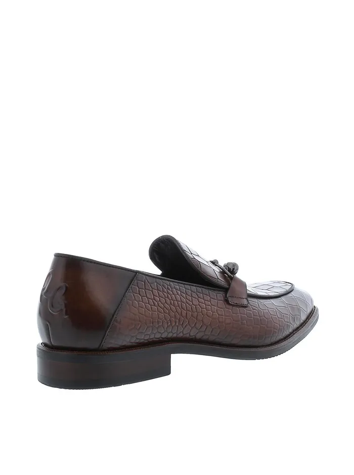 Men Shoes Robert Graham AMICO LOAFER Cognac