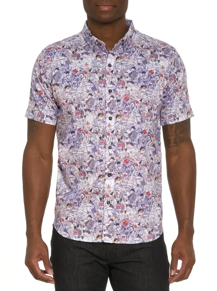 Men Short Sleeve Button Down Shirts Robert Graham MASQUERADE SHORT SLEEVE BUTTON DOWN SHIRT Multi Men Short Sleeve Button Down Shirts Robert Graham MASQUERADE SHORT SLEEVE BUTTON DOWN SHIRT Multi