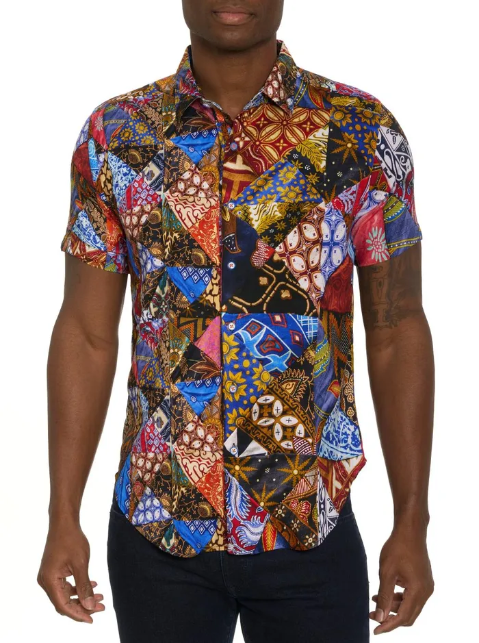Men Short Sleeve Button Down Shirts Robert Graham OLIAN SHORT SLEEVE BUTTON DOWN SHIRT Multi Men Short Sleeve Button Down Shirts Robert Graham OLIAN SHORT SLEEVE BUTTON DOWN SHIRT Multi