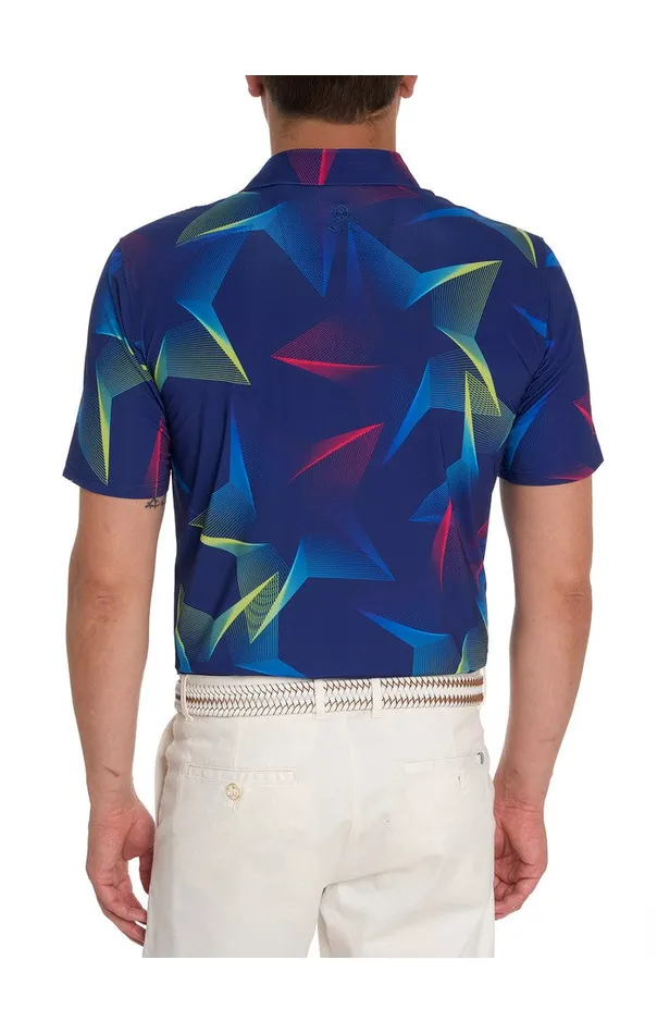 Men Short Sleeve Knits Robert Graham GEO STAR PERFORMANCE POLO Multi