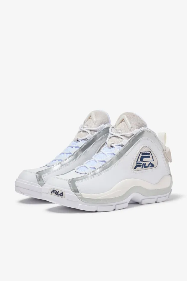 Men Sneakers Fila Grant Hill 2 Suede Festa 101 Blanc De Blancwhitemetallic Silver Men Sneakers Fila Grant Hill 2 Suede Festa 101 Blanc De Blancwhitemetallic Silver