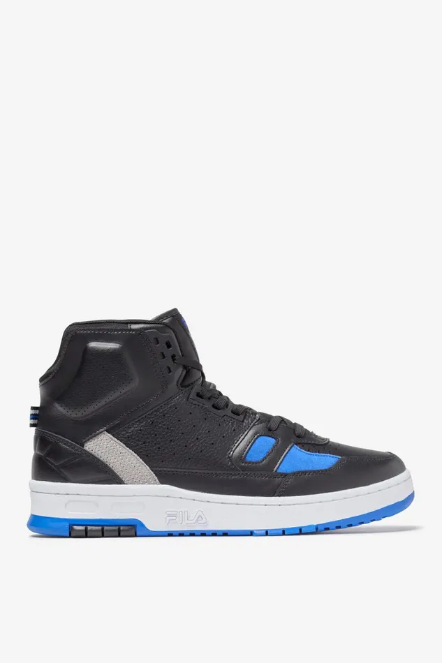 Men Sneakers Fila Rissmo High 018 Blackwhiteprince Blue