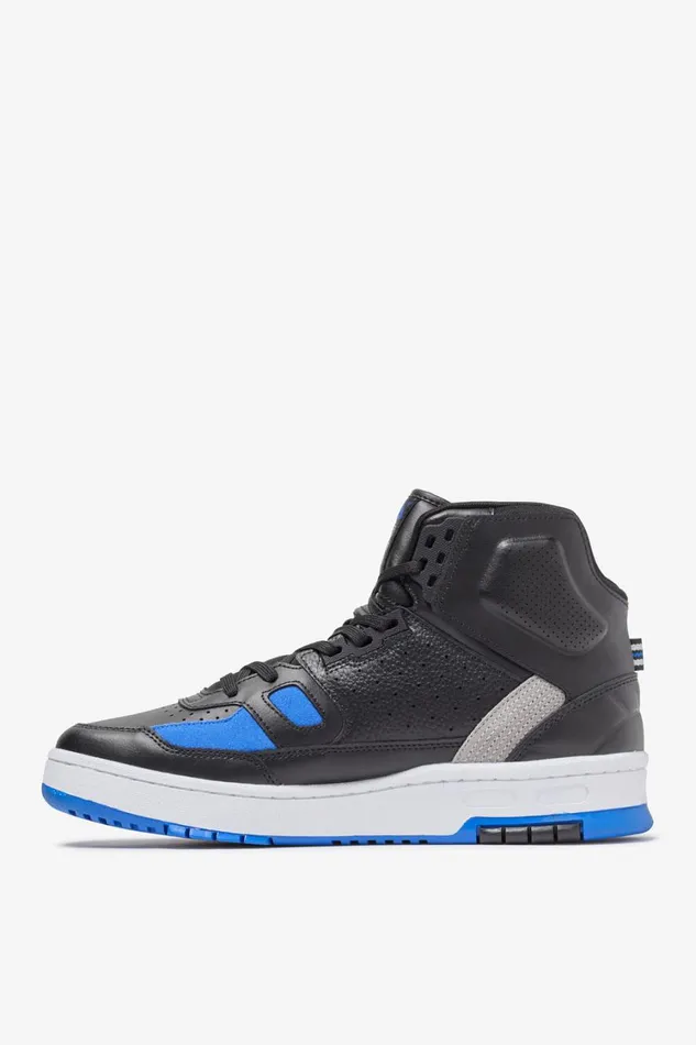 Men Sneakers Fila Rissmo High 018 Blackwhiteprince Blue Men Sneakers Fila Rissmo High 018 Blackwhiteprince Blue