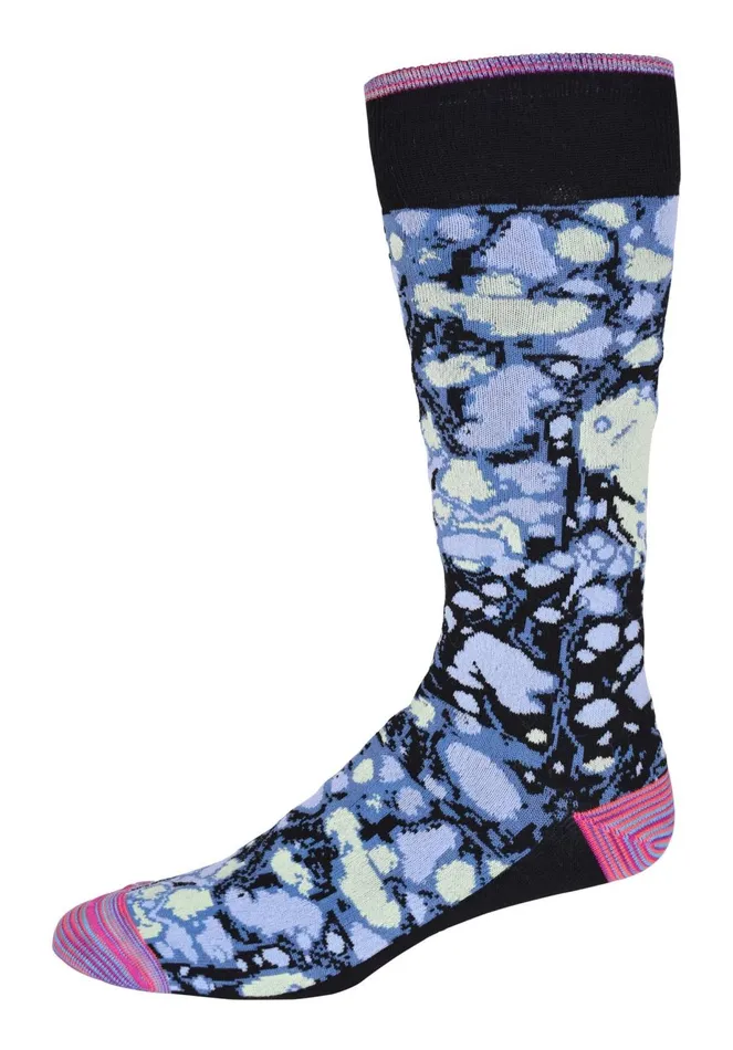 Men Socks Robert Graham CATALDI KNIT SOCKS Black