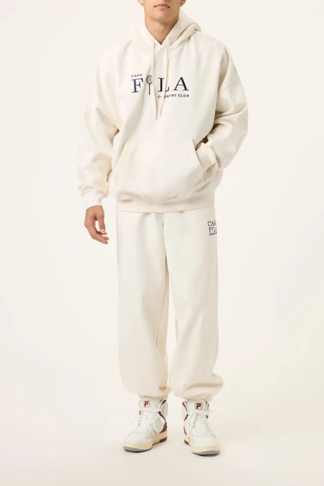 Men Sweatshirts and Hoodies Fila Casa Fila Country Club Hoodie 920 Gardenia Men Sweatshirts and Hoodies Fila Casa Fila Country Club Hoodie 920 Gardenia