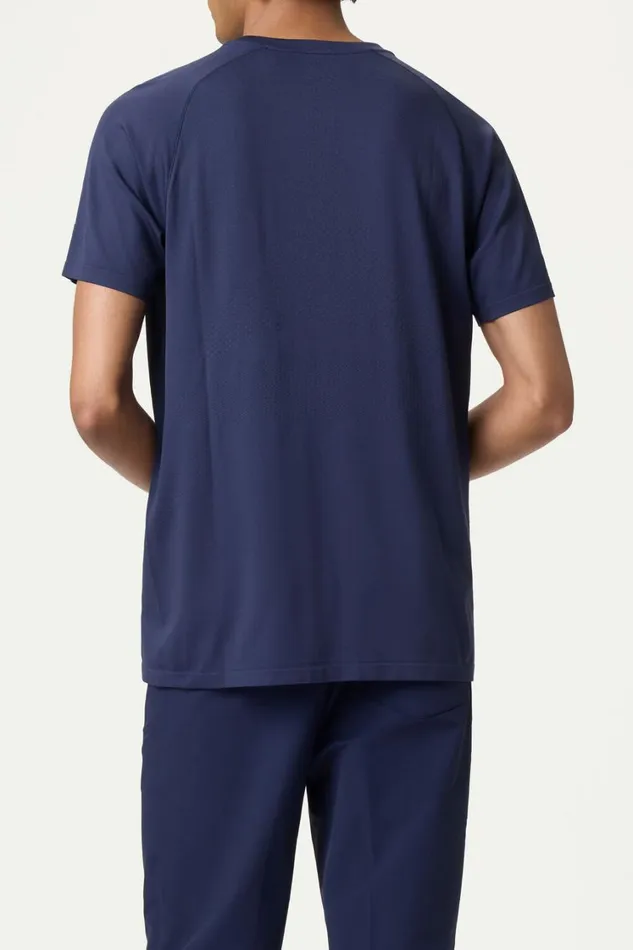Men Tennis Fila Lucky Ace Short Sleeve Seamless Crew 400 Fila Navy Men Tennis Fila Lucky Ace Short Sleeve Seamless Crew 400 Fila Navy