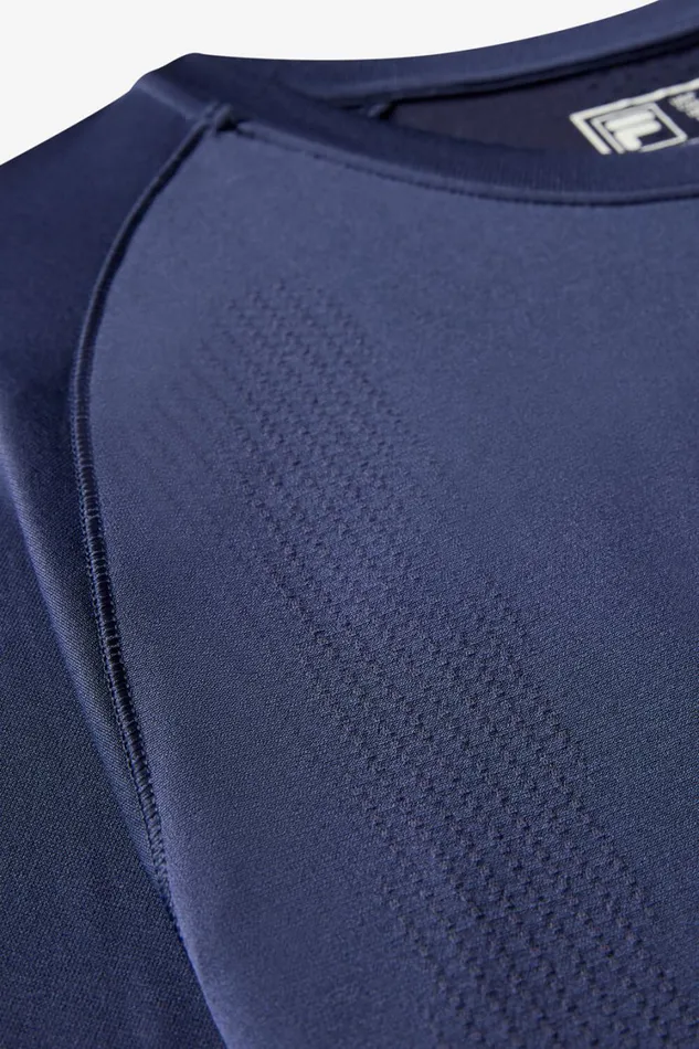 Men Tennis Fila Lucky Ace Short Sleeve Seamless Crew 400 Fila Navy Men Tennis Fila Lucky Ace Short Sleeve Seamless Crew 400 Fila Navy