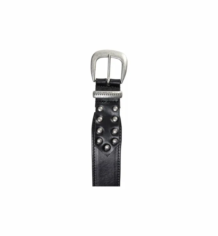 MOS MOSH MMStudded Leather Belt Black Women Accessories MOS MOSH MMStudded Leather Belt Black Women Accessories
