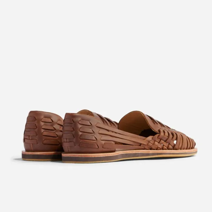 Nisolo Sandals and Slip Ons Men Huarache Sandal Brown Nisolo Sandals and Slip Ons Men Huarache Sandal Brown